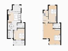 地铁口复式 中间两层 业主诚心出售 价钱可以谈