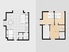 沿海鉴筑反正LOFT 2室1厅 西北