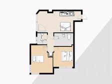 石桥铺 一城精英国际 大两室 诚心急售 价格可谈