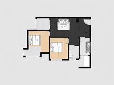 房子结构方正,采光好,视野开阔,住家安静