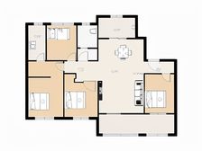 位于三环内的洋房,得房率高,绿化面积大 户型方正