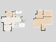 靠山别墅 大院子 500平 双拼别墅 花园社区