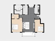 华润公园九里,小区环境好,得房率高,电梯房