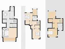 世茂佘山里联排别墅 自住装修 拎包入住 带露台