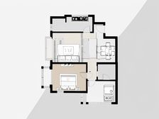 庄维多摩市二期 2室1厅 西南