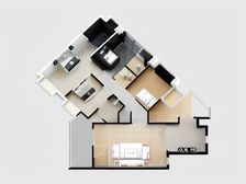 可按自己喜欢的风格装修适合一家人居住老人孩子都可以