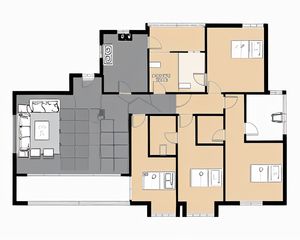 紫檀4室2厅南