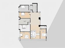 解放碑城市之心高层带大露台看长江之景视野开阔6+1