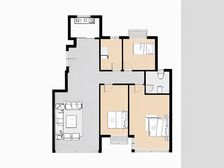 德尚世家 3室2厅 南 北