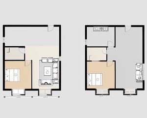 泰德潮空间 1室1厅 南 西