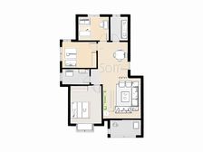 幸福小镇精装三室好户型采光好证过两年拎包入住