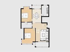 锦华茗园 2室2厅 南 北