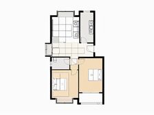 步梯复式,带装修上下四居室,上下单独入户,带大平台