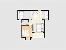 海投开发,园林绿化设计合理,小区旁边生活配套齐全