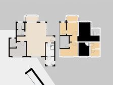 上下4层 房子户型好,方正,大阳台,采光充足