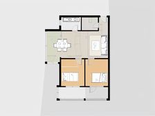 焦家湾地铁口 框架结构 中间楼层 得房率高 价格美丽