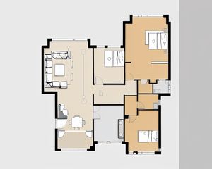 华润银杏华庭 3室2厅 南 北