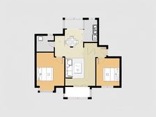 金山光明府 全新装修 两房朝南 没怎么住过