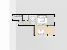 万达 大润发长青小区一室一厅 房东急卖价格可谈