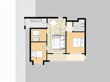 紧凑小三室,毛胚交付,小区品质好