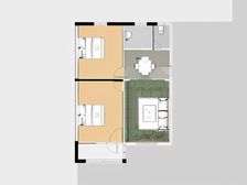 东苑小区两室一正规厅朝南户型采光通透户型方正