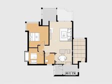 奥体 双轻轨站 大三房带入户花园 精装修