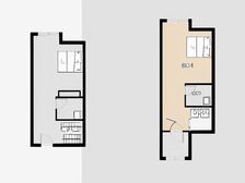 沂河一英里复式上下两层,装修了一半,房东诚心出售,