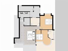 套内面积宽敞、视野开阔、采光充足、交通便利