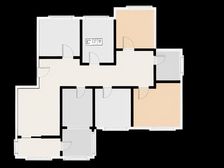 大四房 联泰物业 户型方正 得房率高 带车位