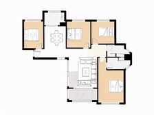 翡丽湾好楼层有本满二南北通透精装修实用面积大