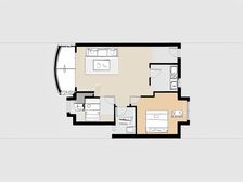 香港街 2室1厅 西南