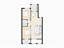 兴港封闭小区 南北通厅 中间楼层 装修保持干净