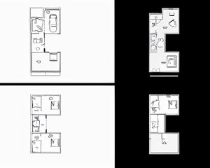 龙山望府联排中间套全新毛坯,看房有钥匙