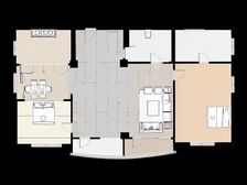 金山苑小区 3室2厅 南