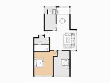 东海山庄一梯一户、东打头、中间楼层、采光充足、两卫