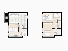 loft复式3房,朝花园,带全屋定制