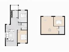 长春路新起屯半岛故乡带40平阁楼南北通透一梯两户急售