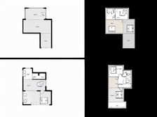精装修下叠别墅,院子40平米,带车位带20平菜地