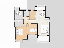 一号线地铁口 新力精装大三房带家具家电 诚心出售