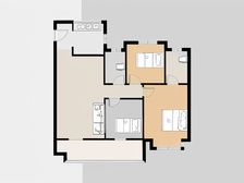 房子是毛坯,可以根据自己的喜好装修未入住过 楼层好