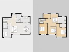 掌心湖一线湖景下叠,纯毛坯,大花园,景观好