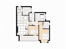 东莞华侨城天鹅堡 毛坯3房2卫 中间楼层 采光充足