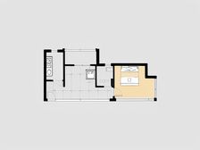 高新区一室一厅 中间楼层 视野好