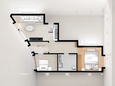 南京西路·艾格美国际公寓·2室·1厅