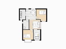 铂悦府 2室2厅 南