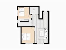 华润考拉住区南向客厅精装两室小高层拎包入住