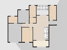 中南锦城 精装修 拎包入住 采光无遮挡 大三房