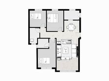 此房硬装装的可以,户型好中间楼层,可按揭