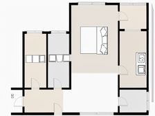 万科传奇全新从未住人78平三房出售,位置安静