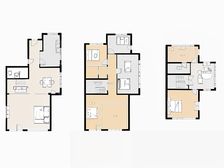 银都名墅三期,南花园,南临水,挑高客厅。